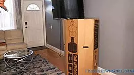 this sex doll looks so real, but wait until you see the sloppy interracial cum swallow in my review