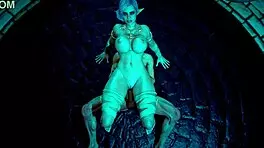 Holy Crap! 3D Elf Craves Big Dick in Wild Uncensored Hentai Animation!