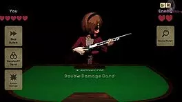 Cartoon Game Roulette Features Huge Curvy Babe Squirting Cumshot Blowbang On Table