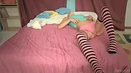 i strip and rip clothes as addicted nympho