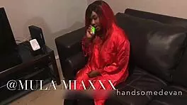 Big booty ebony, need help with that tight anal creampie from HandsomeDevan and Mula Mia XXX?