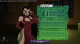 Cheshire from DC Comics becomes our slave