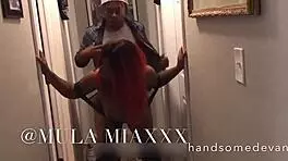 Big booty ebony, need help with that tight anal creampie from HandsomeDevan and Mula Mia XXX?