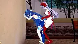 Tsubasa and Maria Intense Lesbian Futanari Sex