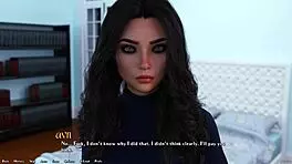 Being a dik 143 - hot rich brunette with makeup asks me hard questions