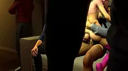 Cute cat girl yearns for passionate party connection