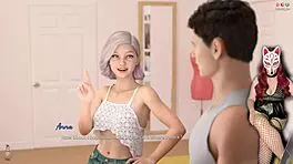 Watch This Beautiful 18Yo Teen Cosplayer Grow Up In Episode 11 With See-Through Upskirt Action!