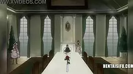 exploring the house of freeuse maids in hentai