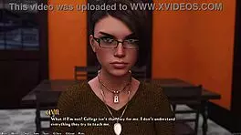 Being a dik 143 - hot rich brunette with makeup asks me hard questions