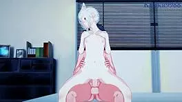 Gawr gura and watson amelia get wild in intense hololive vtuber hentai sex with big tits and creampie action 😈💦