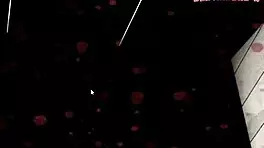 Curvy teen in 3D anime X roulette lies on table for monster cock fucking and squirting