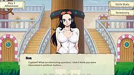 Lusty Buccaneers Parody Hentai Game Ep 1 Nami Exposes Naked Body at Night