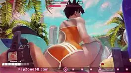 3d blonde teen girl fucked in every pose by cock hero