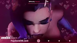 3d blonde teen girl fucked in every pose by cock hero