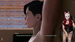 Golden boy bends over for doggystyle hentai fuck