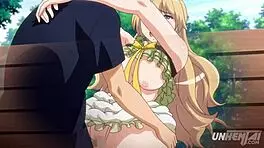 Hentai: Friends Couldn't Wait To Creampie Big Tits In Public Dress With Monster Cock