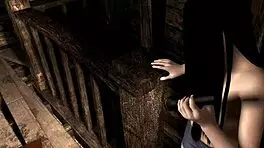 Cute Petite 18+ Horror Queen Fingers Wet Pussy and Squirts on Halloween