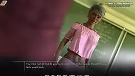 Latina teen 18+ trades blowjob for cash in taboo university game.