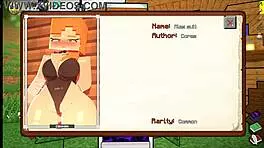 Warden wants Steve's big cock fucking her in yoga pants in Hornycraft parody