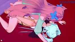 In Symphogear Hentai, Cagliostro and Chris Yukine Share Intense Futanari Sex with Maria Cadenzavna Eve