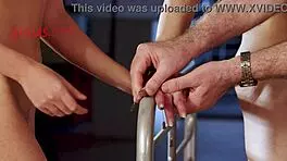 Master plays kinky game with two submissives 😈