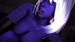 3D Milf Takes Facial and Hard Pussy Pounding