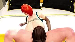 Super Busty Redhead Fucking Hard In 3D Cartoon Sex