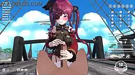 Captain fucks big breasted sailor in 3d