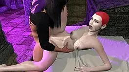 Redhead Goth Teen Gets Fucked In Cum-Covered Pussy And Pisses