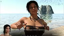 Lora Croft FUCKED hard by monster dicks on an enchanted island in wild gangbang!