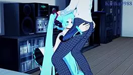 Hatsune Miku And Kagamine Rin Intense Sex Vocaloid Hentai