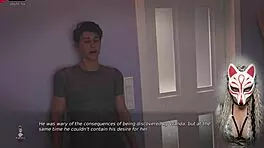 Teen students receive attention from teacher in uniform. Group interaction in classroom setting