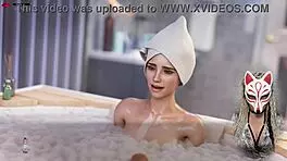 Teen students receive attention from teacher in uniform. Group interaction in classroom setting