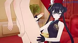 Ryuuge Kisaki And Asagiri Suou Share Intense Emotions In Blue Archive Hentai