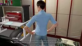 Big ass bouncing off the young lad's lap, it's so fat and sexy