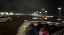 stopped the car in the street to fuck my hot friends' pussies and cum inside them