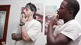 Sweet Teen 18+ Mell Blanco Takes 3 Big Cocks for Intense DP