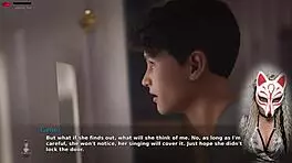 Teen students receive attention from teacher in uniform. Group interaction in classroom setting