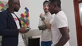 Sweet Teen 18+ Mell Blanco Takes 3 Big Cocks for Intense DP