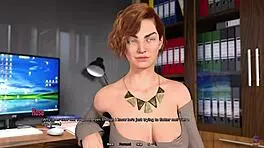 Hey, this hot horny teacher in 3D hentai gives me a handjob after a foot massage in Santa County!