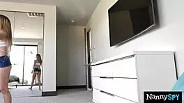 desperate nannies caught stealin suck boss cock to avoid jail, ugh help