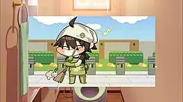 Watch Summer Clover get fired for that huge cock in harem hentai!