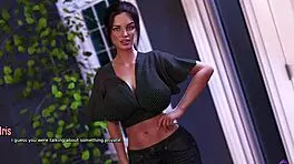 step son seducing his sexy step mom with a massage at night in 3d hentai animated porn from life in santa county.