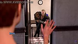 i caught my husband's wife in bathroom, wild 3d hentai action