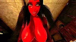 a succubus snuck up on me for hardcore 3d hentai sex