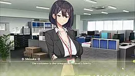 Watch Summer Clover get fired for that huge cock in harem hentai!