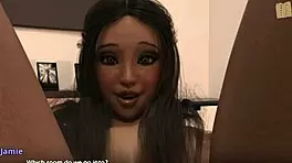 Brunette Milf Catches John Fucking Jamie