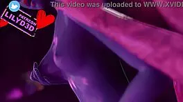 Intense Fortnite porn with Linx and Joey in lesbian hentai 3D.