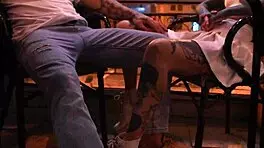 Deepthroat in Cafe Turns to Hard Fucking at Home