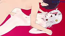 Oozora Subaru and Nakiri Ayame INTENSE SEX in Hololive Vtuber Hentai, big tits teen 18+ creampie